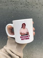 Hülya Mizgin Şahadet Getir Hediyelik Pembe Seramik Kupa - 1
