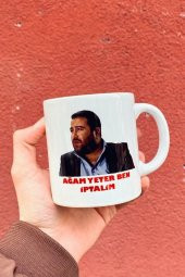 Kolpaçino Ağam Ben İptalim Hediyelik Kulplu Beyaz Kupa Çeşitleri - 1