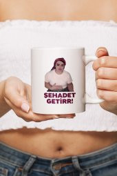 Hülya Mizgin Şahadet Getir Hediyelik Pembe Seramik Kupa - 2