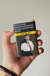 Azer Bülbül Dört Bir Yandan Plastik Sigara Tabakası Kutusu - 1