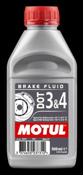 Motul Dot 3 & 4 - 500 Ml Fren Hidrolik Yağı - 1