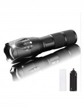 Black Watton Q5 Led Şarj Edilebilir El Feneri (Beyaz | Sarı | Mor Renk Aydınlatma) thumbnail 2