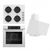 Ferre FRYART Cs Serisi Beyaz Set (CS206 + XE63CB +D078 ) - 1