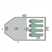 PINGUIN CAMPUS 4 YESIL CADIR - 5