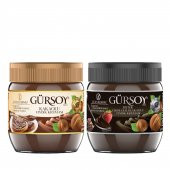 Gürsoy Kakaolu Fındık Kreması 400g & Gürsoy Bitter Çikolatalı Kakaolu Fındık Kreması 400g - 1