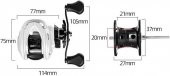 Valkyrie AW200 Sağ El Baitcasting 8kg Max Manyetik Fren 6.3:1 Çıkrık Olta Makinesi Motoru - 5