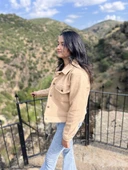 Sonbahar İçin Çok Rahat Ceket Kanada Kumaş Ceket - 6