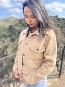 Sonbahar İçin Çok Rahat Ceket Kanada Kumaş Ceket - 4