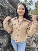 Sonbahar İçin Çok Rahat Ceket Kanada Kumaş Ceket - 2