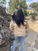 Sonbahar İçin Çok Rahat Ceket Kanada Kumaş Ceket - 1