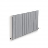 300X1435mm Amber Yatay Gümüş Gri Alüminyum Radyatör Standart Bağlantı - 2