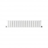 300X1435mm Lilac Yatay Beyaz Alüminyum Radyatör Standart Bağlantı thumbnail 1
