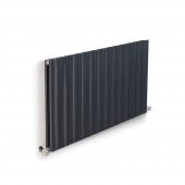 600X1035mm Amber Yatay Antrasit Alüminyum Radyatör Standart Bağlantı thumbnail 2