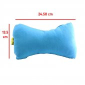 Automix Araba Araç Otomobil Oto Koltuk Başlığı Ergonomik Boyun Destek Yastığı Mavi Renk 44837 - 2