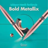 Serve Bold Mekanik Çıtçıtlı Kurşun Kalem 0.7 Mm Metalik Set - 3
