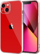 Vendas iPhone 15 Uyumlu ( iPhone 15 ) Fora Serisi Kamera Korumalı Soft Şeffaf Silikon Kılıf + Cam Ekran Koruyucu - 2
