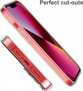 Vendas iPhone 15 Uyumlu ( iPhone 15 ) Fora Serisi Kamera Korumalı Soft Şeffaf Silikon Kılıf + Cam Ekran Koruyucu - 4