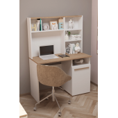 Eva 3'lü Çocuk&Genç Odası Takımı - Beyaz&Atlantik Çam - 4