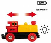 Brio Çift Yönlü Pilli Lokomotif 33594, Çocuklar İçin Oyuncak Tren - 3