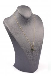 Labradorit Doğal Taş Gold Renkli Kolye thumbnail 2