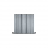 600X555mm Amber Yatay Gümüş Gri Alüminyum Radyatör Standart Bağlantı thumbnail 1