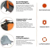 Where Tomorrow Rechteck Otomatik Çadır - 5