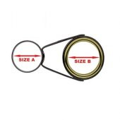 PORSELEN HALKA GOLD PASLANMAZ - 25.00MM - 1
