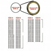 PORSELEN HALKA GOLD PASLANMAZ - 25.00MM - 2