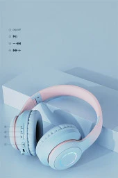 Concord ST99 Mikrofonlu  Aux Girişli Işıklı Bluetooth Kulaklık - 12