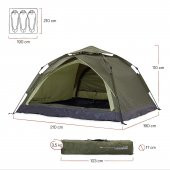 Where Tomorrow Doppel Otomatik Çadır-YEŞİL thumbnail 3