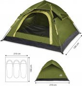 Where Tomorrow Wurf Otomatik Çadır-YEŞİL - 2