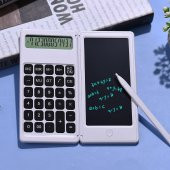 Valkyrie C5 Dijital Çizim Ekranlı Bilimsel Fonksiyonlu E-Writer Hesap Makinesi Katlanabilir Sessiz Tuşlu Beyaz - 6