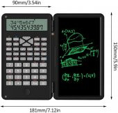 Valkyrie ZH69 Dijital Ekranlı Stylus 6 inç Hesap Makinesi Dual Bilimsel Fonksiyonlu Katlanabilir - 5