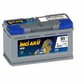 İnci Agm Leo 12 V 95 Ah 870 A(EN) Start-Stop Akü - 1
