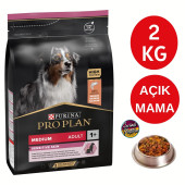 Pro Plan Somonlu Orta Irk Yetişkin Köpek Maması 2 kg Açık Mama - 1