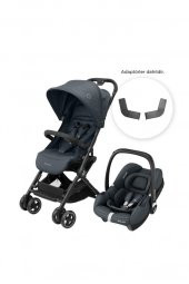 Maxi-Cosi Lara2-CabrioFix I-Size Ultra Kompakt Kabin Boy Seyahat Sistem Bebek Arabası Essential Graphite - 1