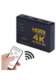 HDMI Çoklayıcı 3 Port 4K Kumandalı Ultra Hd HDMI Switch Splitter - 5