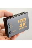 HDMI Çoklayıcı 3 Port 4K Kumandalı Ultra Hd HDMI Switch Splitter - 2