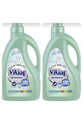 VİKİNG Sıvı Çamaşır Deterjanı Hassas Ciltler 2700 ml*2 Adet - 1