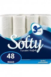 Softy 48'li 3 Katlı Tuvalet Kağıdı 48rulo - 1