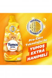 Yumoş Extra Konsantre Çamaşır Yumuşatıcısı Hanımeli 1440 ml 60 Yıkama 2 Adet - 3