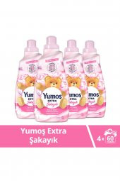 Yumoş Extra Konsantre Çamaşır Yumuşatıcısı Şakayık 1440 X4 - 1