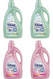 Viking Sıvı Çamaşır Deterjanı Hassas Ciltler Ve Renkliler 4 Adet 2,7 Litre - 1