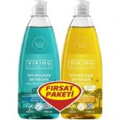 Viking Sıvı Elde Bulaşık Deterjanı 2 Li Fırsat Paketi 750 Ml - 1