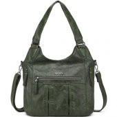 Barcelona Yıkama Deri Omuz Askılı Kadın Çantası 21-K Barcelona 1837 thumbnail 1