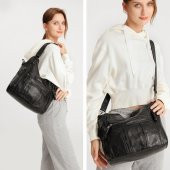 Barcelona Yıkama Deri Omuz Askılı Kadın Çantası 21-K Barcelona 1837 thumbnail 4