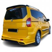 Ford Courier (2015 - 2023) Egzoz Görünümlü Arka Ek (Plastik) - 1