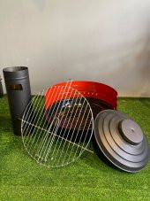 Boru Ayaklı Yuvarlak Portatif Mangal - 3