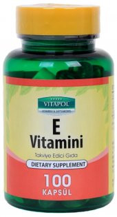Vitapol E Vitamini 400 IU 268 Mg 100 Kapsül thumbnail 1