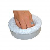 100 Adet Şeffaf Manikür Galoşu 8 Mikron Tek Kullanımlık Kullan At 35×35 - 2